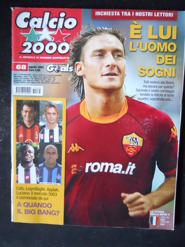 Calcio 2000 2003 totti - n°68,