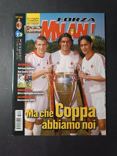 Rivista calcio forza - forza, milan