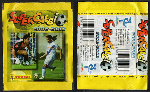 Bustina supercalcio 2002 2003 - bustina,
